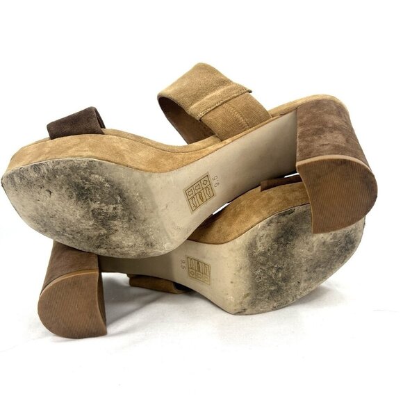 Jeffrey Campbell Adriana Two Tone Platform Sandals Women’s 9.5 - Picture 11 of 11